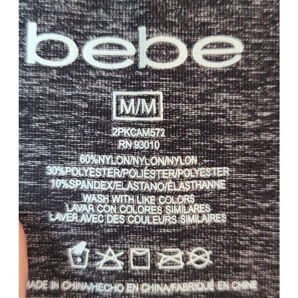 Y2K Bebe Heather Gray Shaping Tank Medium Slimming Waist Compression EUC - Picture 4 of 6